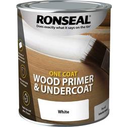 Ronseal One Coat Wood Primer Undercoat White 0.75L