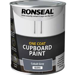 Ronseal One Coat Cupboard Paint Cobalt Grey 0.75L