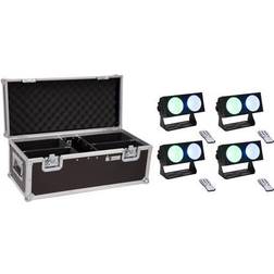 EUROLITE Set 4x LED CBB-2 COB RGB Bar Case