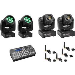 Eurolite Set 2x LED TMH-W63 2x LED TMH-S30 USB QuickDMX Easy Show