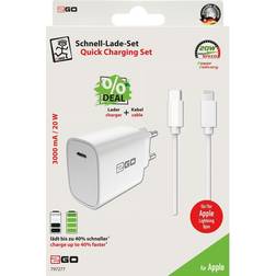 2GO USB-C Strømforsyning til Lightning