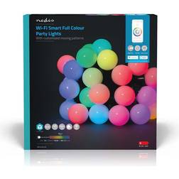 Nedis SmartLife Decorative LED Black Lyskæde 48 Pærer