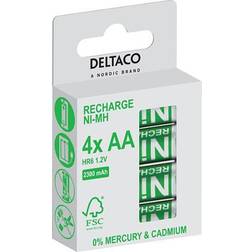 Deltaco Ultimate Ni-Mh recharge LR6/AA 2300mAh 4-pk