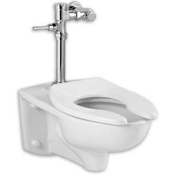 American Standard Afwall 1.6 gpf Toilet with Exposed Manual Flush Valve System, 2859016.020