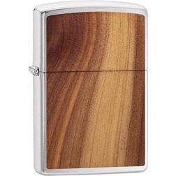 Zippo 29900 Woodchuck tändare cedermotiv, vindtät, krom, normal passform