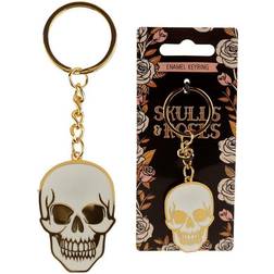 Puckator Fun Collectable Skulls & Roses Enamel Keyring