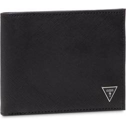 Guess Certosa Saffiano Smart Wallet - Black