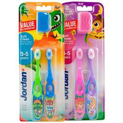 Jordan DUO Soft Clean toothbrush children