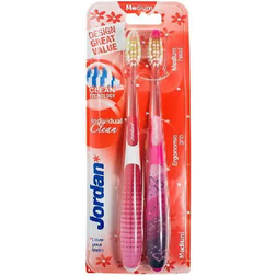 Jordan DUO Individual Clean Medium Toothbrush