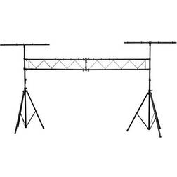 BeamZ Lysstativer med T-bom og 3m 2-kant lysbro (max belastning 60kg. TILBUD lys bro