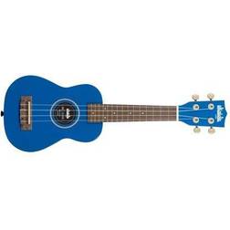 Kala Solid Color Ukadelic Soprano Ukulele (Blue Ink)