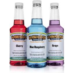 Hawaiian Shaved Ice 3 Flavor Syrup Pack Pints