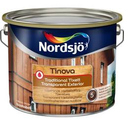 Nordsjö Tinova Traditional Tixett Träfasadsfärg Transparent, Svart, Brun