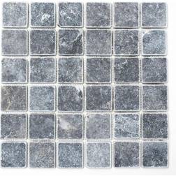 HUH Mosaik natursten Quadrat Nero 30,5x30,5