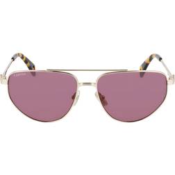 Lanvin Unisex LNV105S Solglasögon - 718 Guld/Ruby