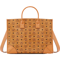 MCM München Large Tote Bag - Brown