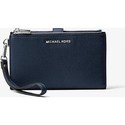 Michael Kors Adele Leather Smartphone Wallet - Blue - ONE