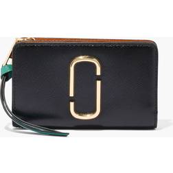 Marc Jacobs The Snapshot Compact Wallet Black/Honey Ginger Multi - Black/Honey Ginger Multi