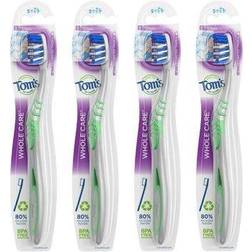 Tom's of Maine Whole Care Toothbrush 4 Pack