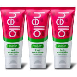 Hello Watermelon Kids Toothpaste, Fluoride Free Kid