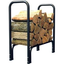 Panacea Black Powder Coated Steel Log Rack