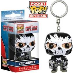 Captain America 3 Civil War Crossbones Pocket Pop! Keychain