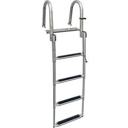 Overton's Top Mounted 4 Step Stainless Steel Swim Platform Ladder