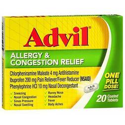 Advil Allergy Congestion Relief 20