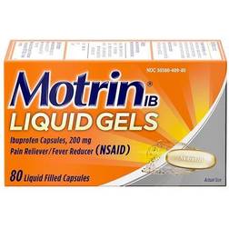 Motrin IB Liquid Gels, Ibuprofen Relief Capsules Liquid, Gel