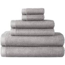 Home Expressions Solid Bath Towel Gray (132.08x68.6)