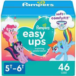 Pampers Girls Easy Ups Potty Training Pants Size 5T-6T 18+kg 46Pcs