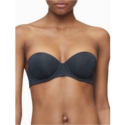 Calvin Klein Strapless Push-Up Bra - Black