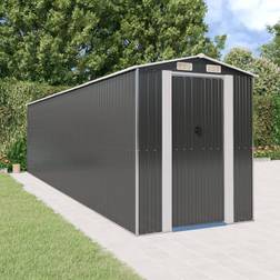 vidaXL Garden Shed Anthracite (Building Area )