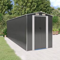 vidaXL Garden Shed Anthracite (Building Area )