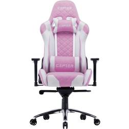 Cepter Rogue Fabric Gaming Chair - Pink/White