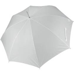 KiMood Parapluie Canne À Ouverture Automatique - Blanc