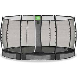 Exit Toys Allure Premium Floor Trampolin ø 427cm svart