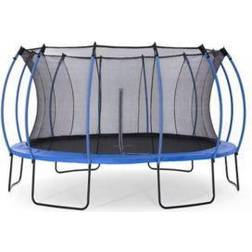 Plum Colours Blue & Lime 14Ft Trampoline & Enclosure