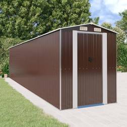 vidaXL Garden Shed Dark Brown