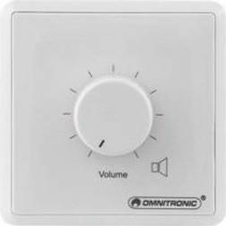 Omnitronic PA Volume Controller, 10 W mono wh, PA volymreglage, 10 W mono vit