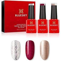 Bluesky Pack of 3 Christmas Mini Gel Polish The Magic