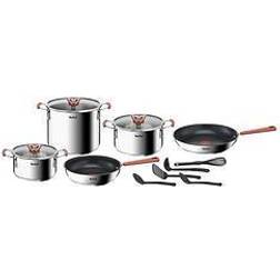 Tefal Opti Space Set di pentole con coperchio 13 Parti