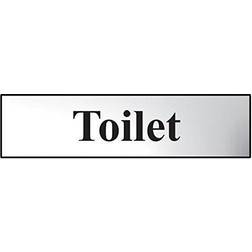 Scan 6051C Legend Toilet Chrome Finish Safety Sign