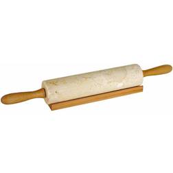 Premier Housewares Beige Marble Rolling Pin Mattarello