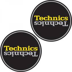 Technics Slipmat Duplex 4 Silver Yellow Mirror