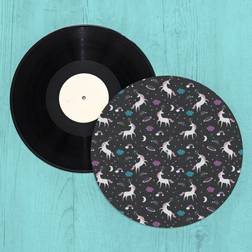 Unicorns And Planets Turntable Slip Mat