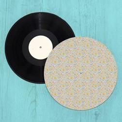 Sunny Florals Turntable Slip Mat