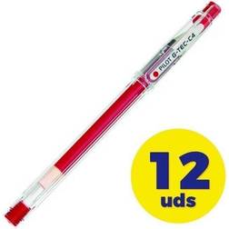 Pilot G-Tec C4 Microtip Rollerball 0.4 Red PK12