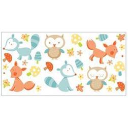 Fine Decor Fun4Walls Forest Friends Multicolour Self-Adhesive Sticker