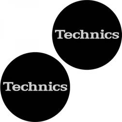 Technics Slipmat 60638 Simple T2 Black Silver Logo